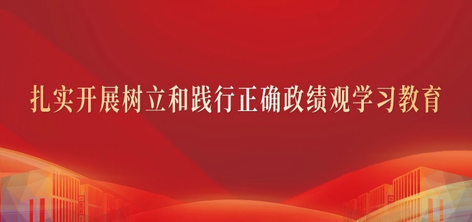 扎实开展树立和践行正确政绩观学...